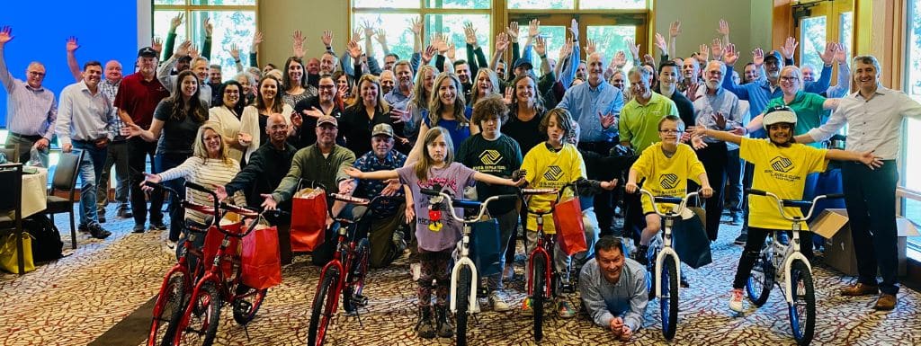 Timber Products' Team Bike-Building Bonanza in Eugene, OR