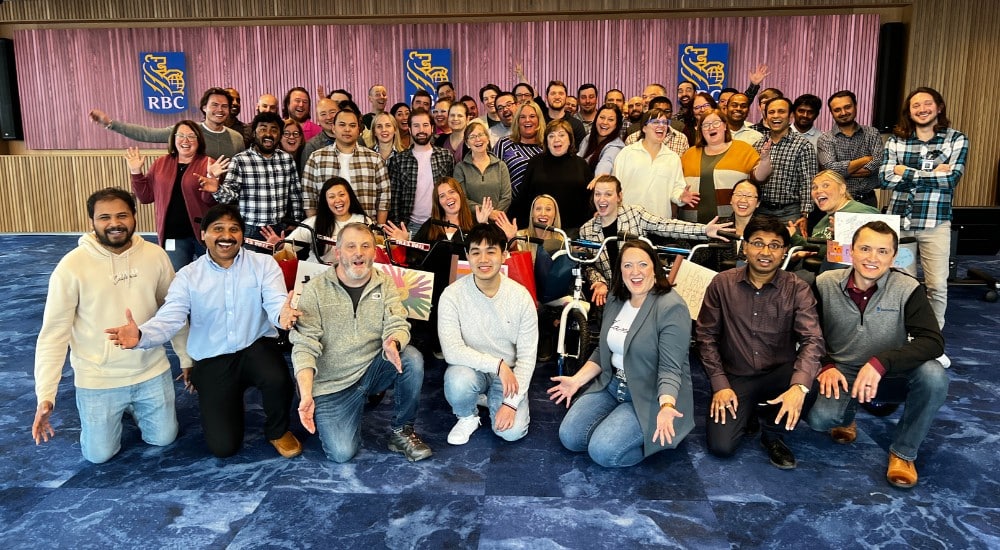 Number Crunchers, Bike Builders, Dream Makers: RBC's Surprise Gift in Toronto