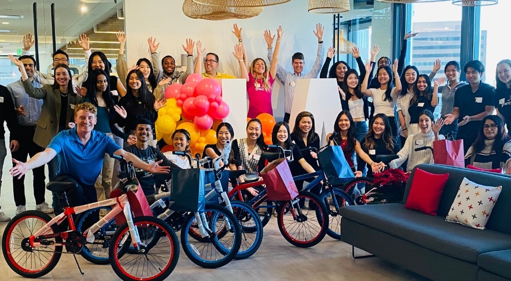 PwC's Fresh Talent Kicks Off Careers with Wheels of Change in Los Angeles, CA