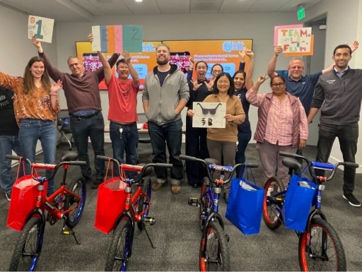 Shockwave Medical Build-A-Bike® Event in Santa Clara, CA