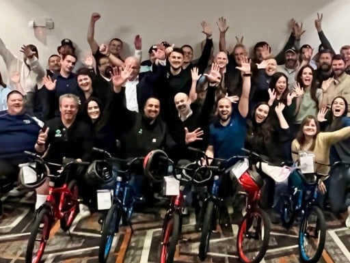 AHV International Builds Bikes for Charity in Fort Worth, TX