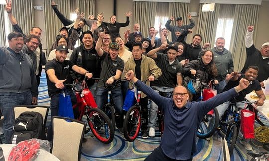 Suja Life Chugs Down Their 2nd Build-A-Bike in San Diego, CA