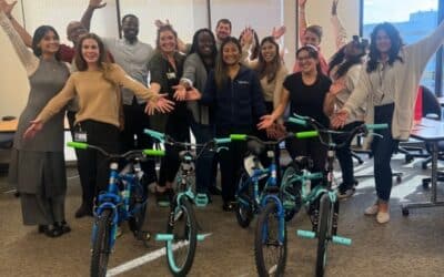 Kaiser Permanente Host Bike Building Activity in Pasadena, CA