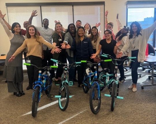 Kaiser Permanente Host Bike Building Activity in Pasadena, CA