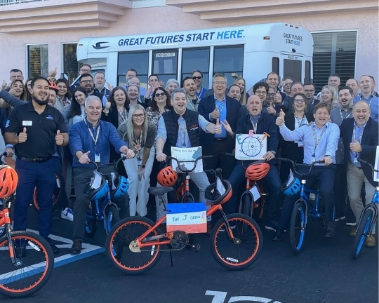 HID Global Comes Together From All Over For Bike Build in Florida