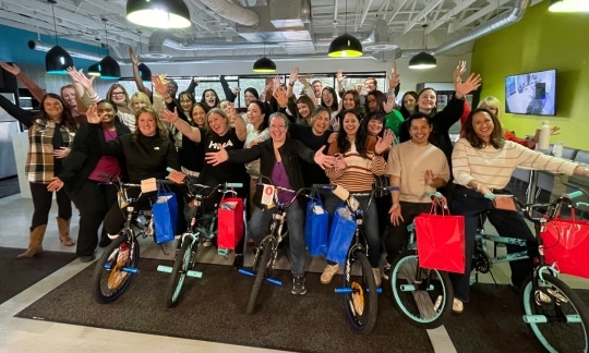HMA Builds Bikes and Holiday Spirit at Build-A-Bike® in Bellevue