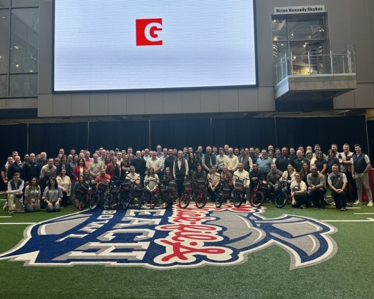 Gilbane Meets at the Hall of Fame for Bike Team Event in Atlanta