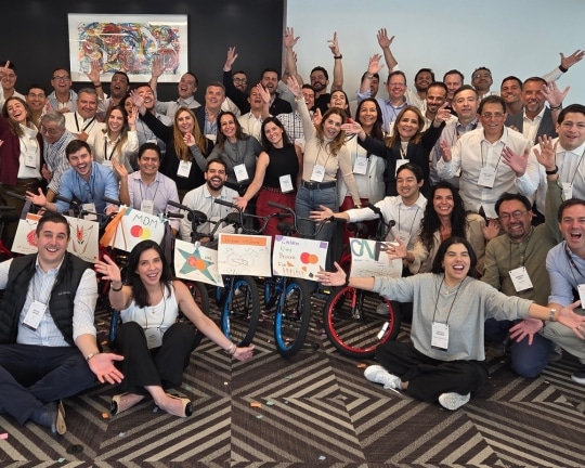 Mastercard Kicks Off Two-Day Meeting With Bike Build in Miami