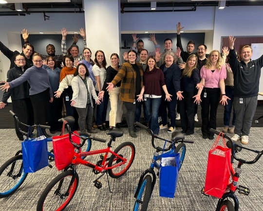 Mortenson Leaders Meet for Bike Team Building in Minneapolis