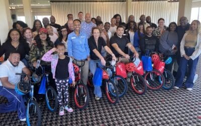 Advanced CareTech Build Bikes at Corporate Retreat in Houston
