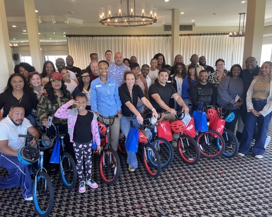 Advanced CareTech Build Bikes at Corporate Retreat in Houston
