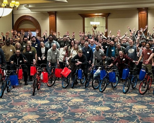 Case Systems & BOSTONtec Host Huge Bike Build in Michigan