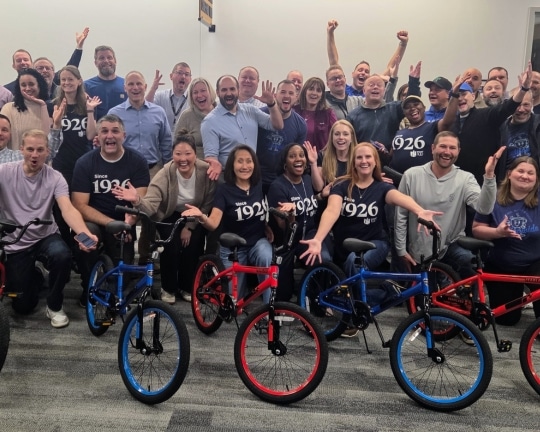 Nationwide Regional Directors Meet for Bike Build in Columbus