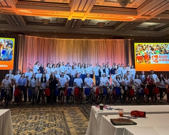 Bank of America Wrap Awards Show with Bike Build in California