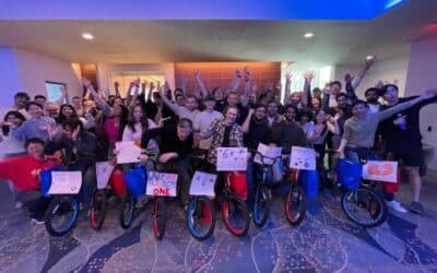 Plaid Turns Offsite Into a Build-A-Bike® Event in San Francisco