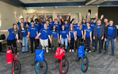 24 ITC Holdings Interns Gather for Charity Bike Build in Novi