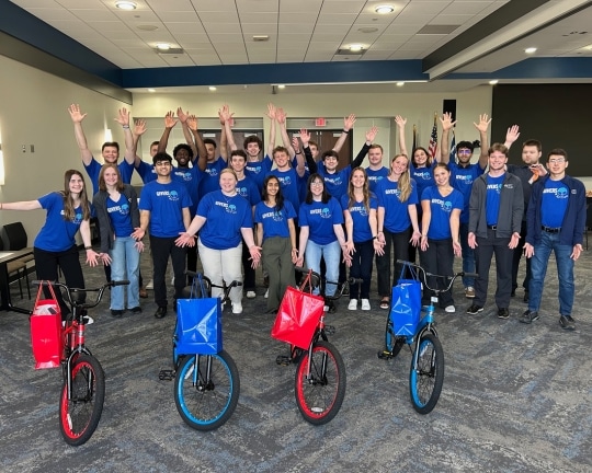 24 ITC Holdings Interns Gather for Charity Bike Build in Novi