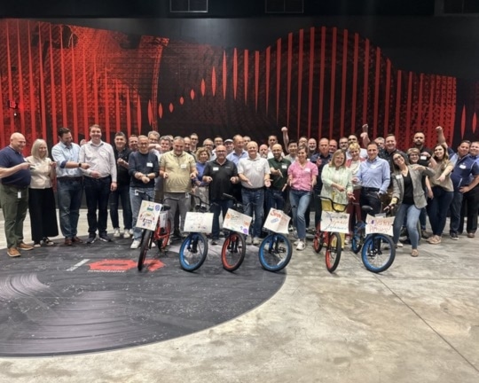 BW Converting Managers Meet for Charity Bike Build in Green Bay