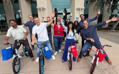 Cisco Open Onsite Meeting With Charity Bike Build in Milpitas