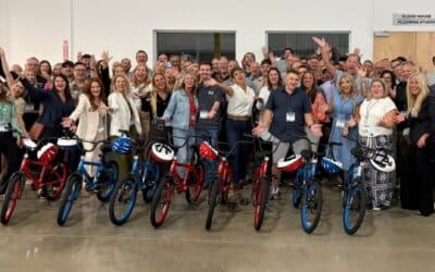 Eight Bikes, One Cause: Budget Blinds Hold Bike Build in Coppell