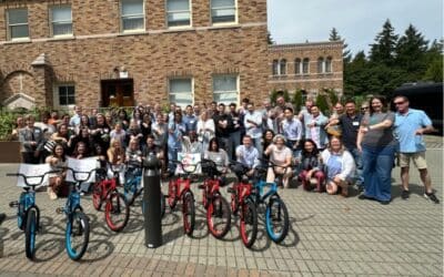 Microsoft CELA Finish Summit With Charity Bike Build in Kenmore