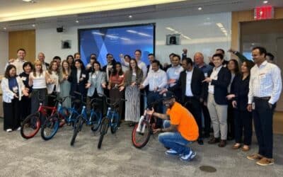 Nomura VP Hires Charity Bike Build in New York City