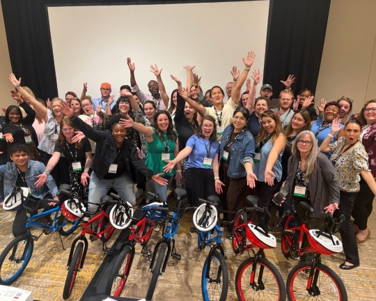Cornerstone Gathers 50 Employees For Charity Bike Build in Plano